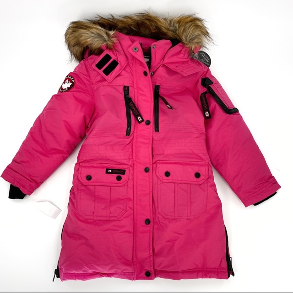 Canada Weather Gear Girls Long Parka Jacket Coat - Picture 2 of 12